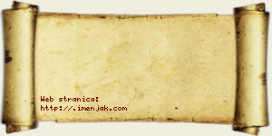 Kristina Krestić vizit kartica